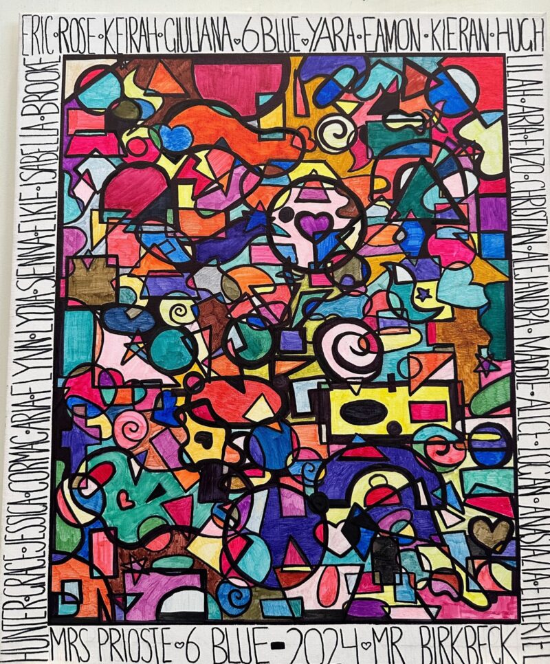 2024 Class Artworks - Year 6 Blue